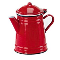 CAFETERA CONICA 1 L. ROJA
