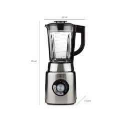 BATIDORA VASO BOJ 1200 W. JARRA CRISTAL 1'7 L. GRADUADA. PICADO HIELO
