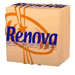 SERVILLETAS RENOVA 32X34 NARANJA