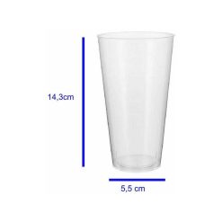 VASO PLASTICO COCTEL Flexib. 47 cl. C-200 Uds.