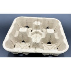 PORTAVASOS CARTON 4 HUECOS DIVISIBLE 2. P/50 Uds.