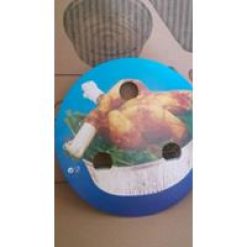 TAPA PARA ENVASE DE POLLO PERFORADA C/500 Uds.