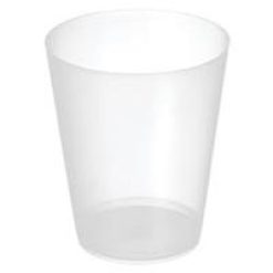 VASO SIDRA PLASTICO FLEXIBLE CONICO 480 CC. C/500