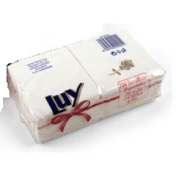 SERVILLETA 20x20 PUNTA-PUNTA 100 H. BLANCA