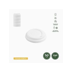 TAPA BIBERON PARA VASO CARTON 7 Oz. C/1000 Uds.