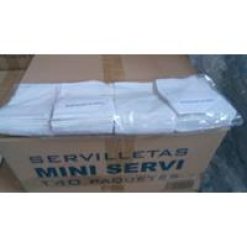 Pte. SERVILLETAS MINI-SERVI TISSU ECO