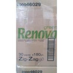 TOALLETAS ZIG-ZAG TISSU RENOVA C/20 pte.