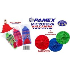 FREGONA MICROFIBRA BALLARINA TRICOLOR PAMEX