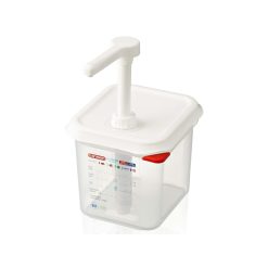 DISPENSADOR SALSAS CUBETA GN 1/6 ARAVEN