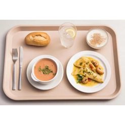 BANDEJA FASTFOOD BEIG Plast. 53x37 cm. ARAVEN