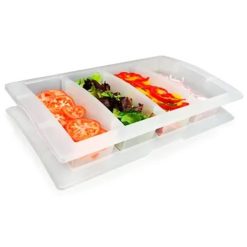 CUBETA 4 COMPARTIMENTOS C/TAPA ARAVEN