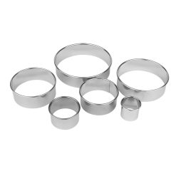 JUEGO 6 AROS INOX REDONDO CORTAPASTAS C/ESTUCHE LIFESTYLE