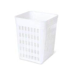 CESTO CUBIERTOS 12'5x12'5 AZUL/BLANCO