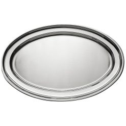 BANDEJA OVAL INOX. 25 CMS. REF. 2511