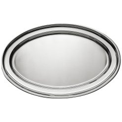BANDEJA OVAL INOX. 35 CMS. REF. 2513