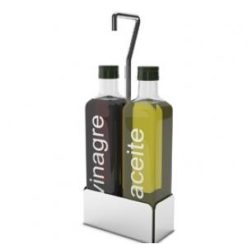 SOPORTE INOX 2 CAVIDADES (ACEITE) SUPREM