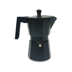 CAFETERA ALUM. 12 T. C/TEFLON NEGRO &