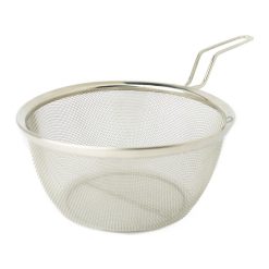 COLADOR INOX.22'5 cm. BASE PLANA REFUERZO (FREIDORA)