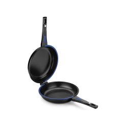 SARTEN DOBLE 24 cm. C/CIERRE Alum/Fund. Antiadhe. MONIX