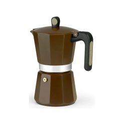 CAFETERA ALUM/INDUCCION 9 TAZAS CREAM MONIX