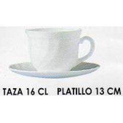 JUEGO TAZA C/PLATO 16 CL. TRIANON ARC