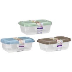 LOTE 2 FIAMBRERAS Rectg. TRASLUCIDA 1 L.