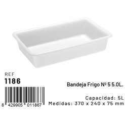 CUBETA FRIGO ECO 37x24x7.5 cm. 5 L. (3 L)
