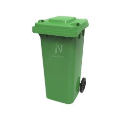 CONTENEDOR BASURA ECO 120 L. VERDE