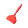 ESPATULA SILICONA VOLTEADORA 25x12 cm. ROJA INOXIBAR