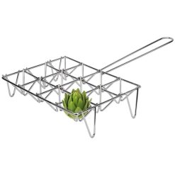 PARRILLA INOX VERDURAS 6 HUECOS INOXIBAR