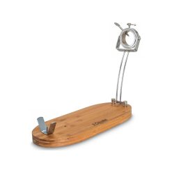 JAMONERO GIRATORIO PLEGABLE B/MADERA 3 CLAVELES