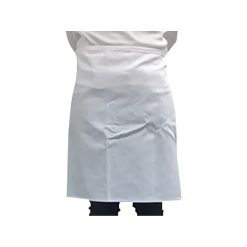 MANDIL 70x60 cm. ALGODON BLANCO 12 Uds.