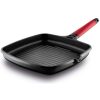GRILL Induc.  27x27 cm. CASTEY Alum/Fund. M/ROJO