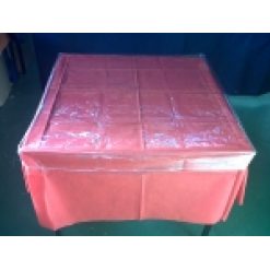 CUBREMANTEL PVC AJUSTABLE 90x90 Trans.