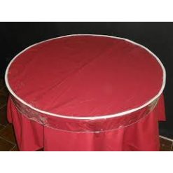 CUBREMANTEL PVC AJUSTABLE 100 cm. CIRCULAR Trans.
