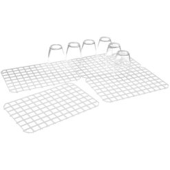 ALFOMBRILLA Plast. VASOS DRENAJE 5 Pzs. 31x21 cm.