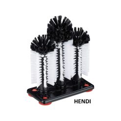 CEPILLO LAVAVASOS TRIPLE LINEA ALTO 190x100x250 mm.