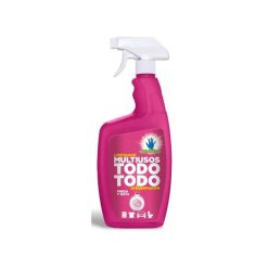 LIMPIADOR C/AMBIENTADOR MANO DE SANTO 75 cl. FRESA Y NATA PULVERIZADOR