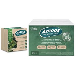 SERVILLETA 40x40 PUNTA NATURAL AMOS C-24 Pte. 50 H.