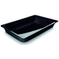 BANDEJA GN 1/1 35 mm.B/LISO NEGRA Porc.ESTIL CERAMIC