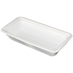 BANDEJA GN 1/2 65 mm.BLANCA Porc.ESTIL CERAMIC