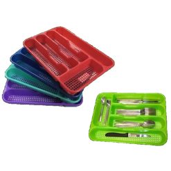 CUBERTERO Plast. CALADO 5 H. DOMESTICO