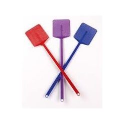 PALA MATA MOSCAS PLASTICO BOLSA 12 UNIDADES.