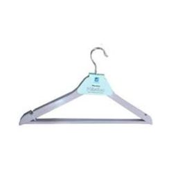 PERCHA ARMARIO MEGA PLASTICO 2 Uds. BLANCA ANTICAIDA