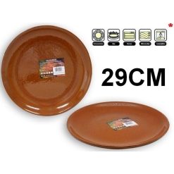 PLATO BARRO 29 cm. LLANO