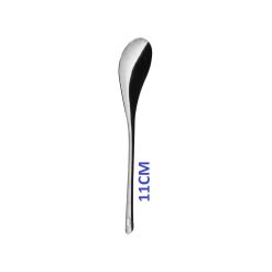 CUCHARILLA CAFE INOX 11 cm. DESECHABLE 25 Uds.