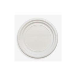 PLATO PLASTICO 17 cm. POSTRE B/100 uds. REUTILIZABLE