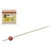 PINCHO BAMBU COCKTAIL 12 cm."ECO" C/ CIRCULO ROJO 200 Uds. BOLSA.