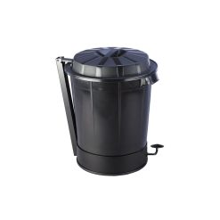 CUBO BASURA 70 L. C/PEDAL INOX