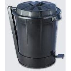 CUBO BASURA 50 L. C/PEDAL INOX